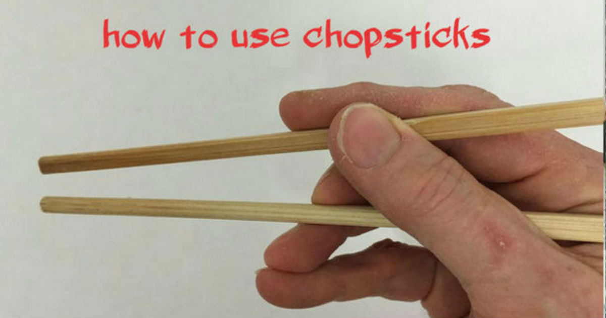 how to use chopsticks made easy