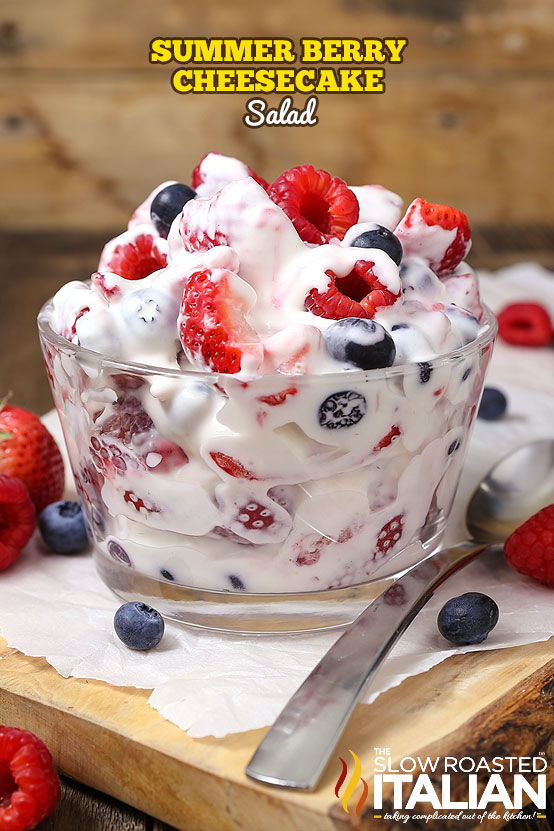 All Created - Summer Berry Cheesecake Salad