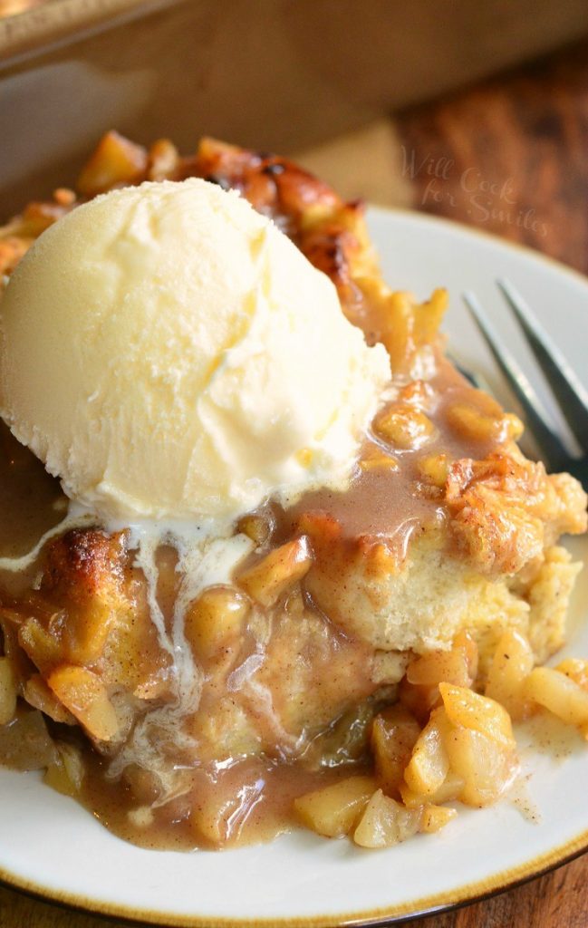 All Created - Apple Pie Bread Pudding