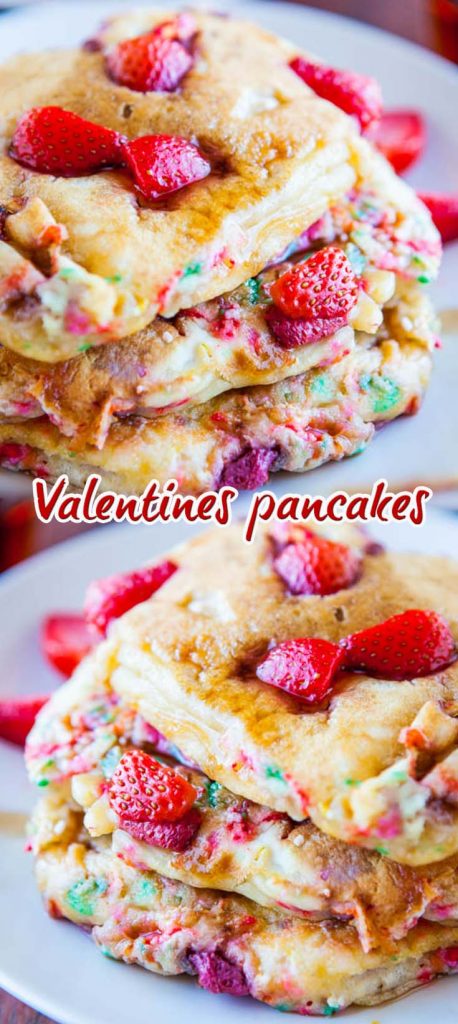 All Created - Valentine's Day Breakfast Pancakes