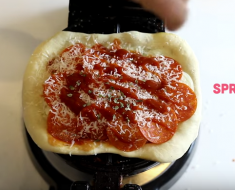 waffle iron pizza pockets - allcreated