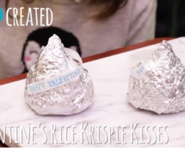 Giant Rice Krispie Kisses - AllCreated