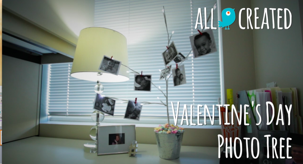 Valentines day photo tree - AllCreated