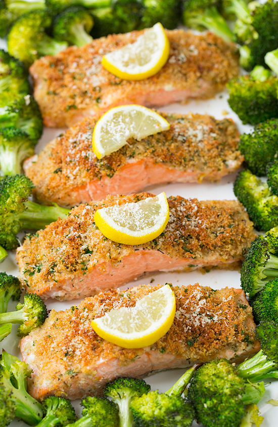 One Pan Broccoli and Salmon Recipe - All Created