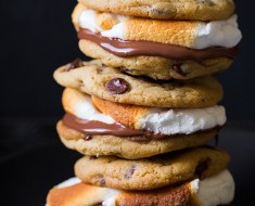 All Created chocolate chip cookie s'mores