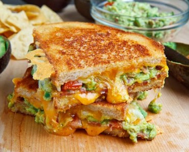 All Created - Bacon Guacamole Grilled Cheese Sandwich
