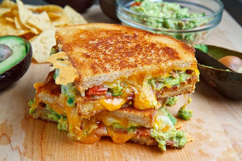 All Created - Bacon Guacamole Grilled Cheese Sandwich