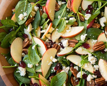 AllCreated - apple spinach salad