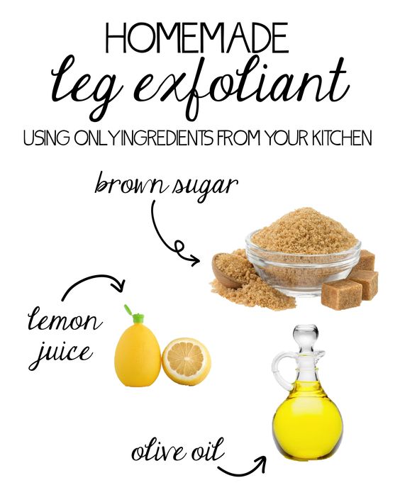 All Created - Homemade After Shave Leg Exfoliant