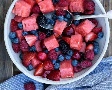All Created - berry watermelon fruit salad
