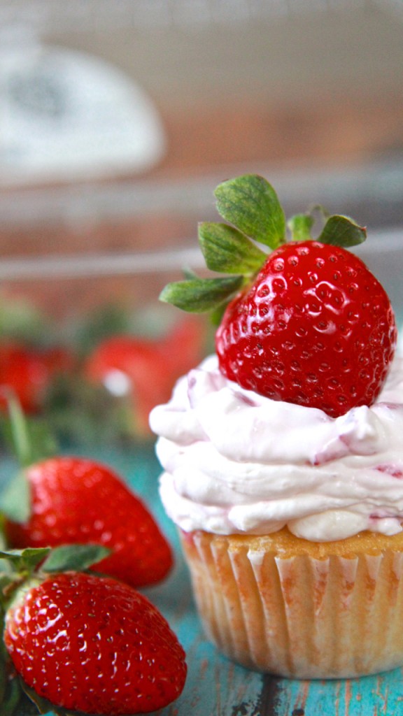 All Created - Easy Strawberry Shortcake Cupcake Recipe