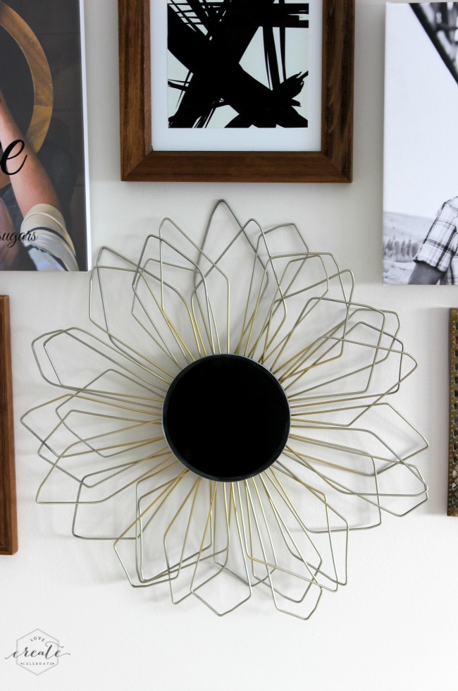 All Creatd - DIY Sunburst Mirror Coat Hangers