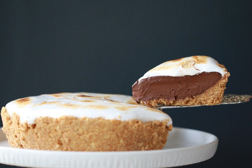 All Created - No Bake S'mores Pie