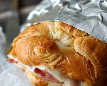 All Created - Campfire Ham and Cheese Croissants