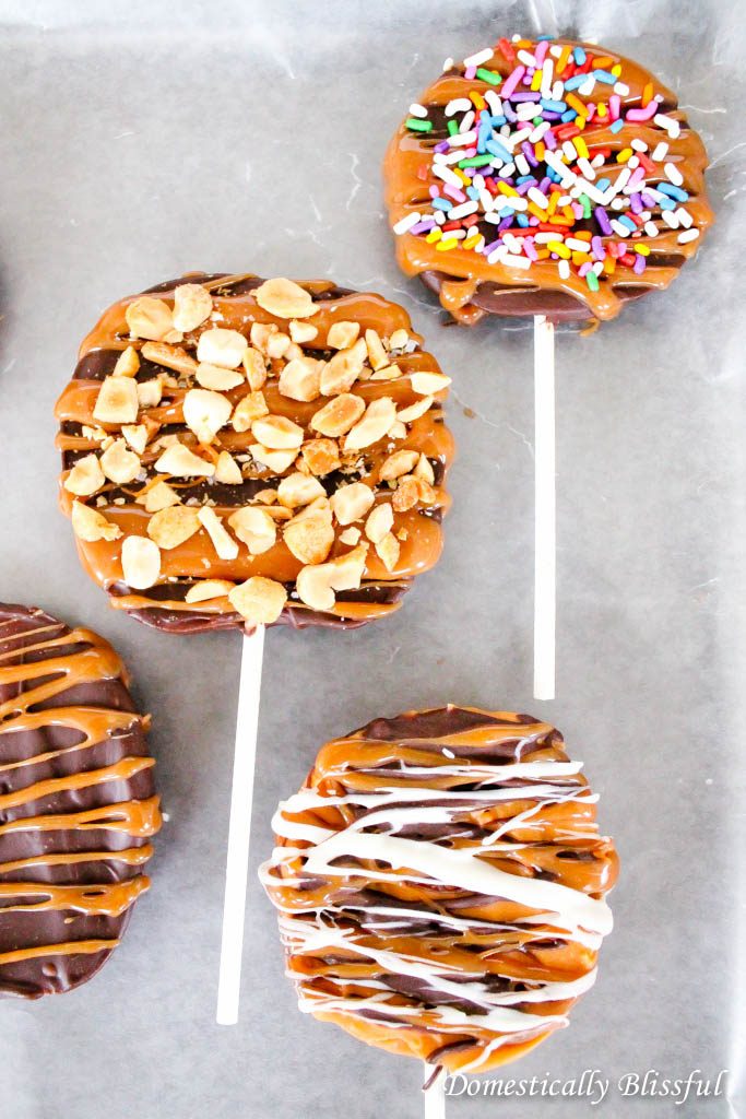 Caramel Apple Slices Are My Kind Of Lollipop All Created