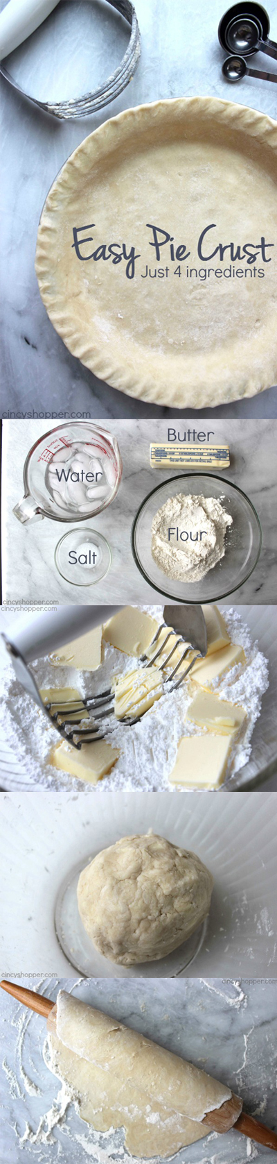All Created - 4 Ingredient Pie Crust