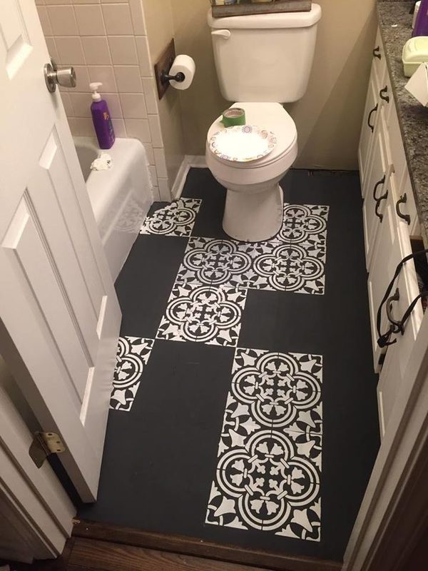 All Created - Tiled Bathroom Floor