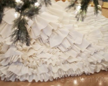 All Created - No Sew Ruffled Tree Skirt