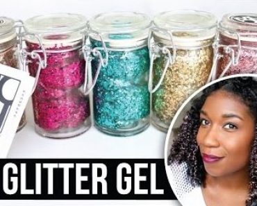 All Created - DIY Glitter Hair Gel