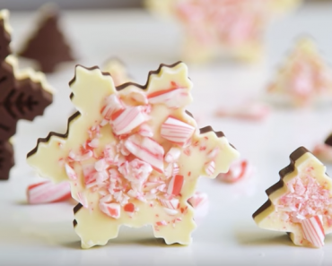 All Created - WChocolate Peppermint Snowflakes