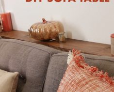 All Created - DIY Sofa Table