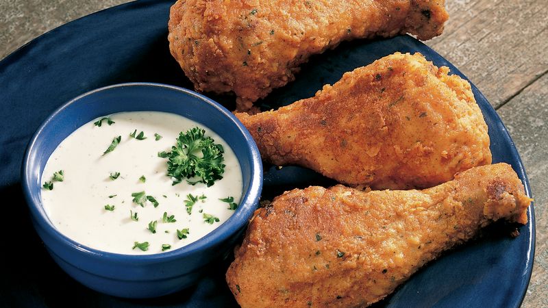 All Created - Oven Fried Ranch Drumsticks