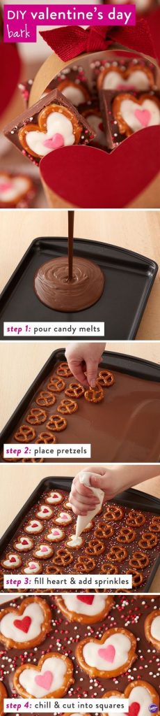 All Created - Chocolate Pretzel Candy Hearts