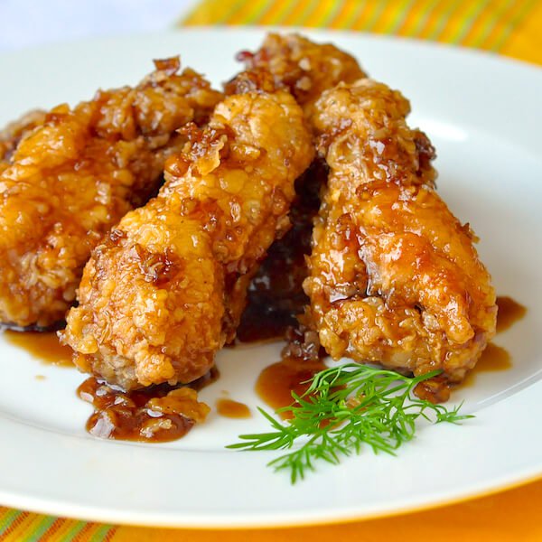 All Created - Crispy Honey Garlic Chicken Wings