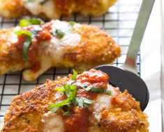 All Created - Crunchy and Creamy Chicken Parmesan