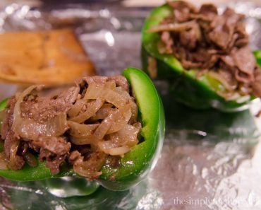 All Created - Philly Cheese Steak Stuffed Peppers