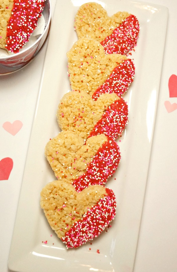 All Created - Valentine's Day Rice Krispies Heart Treats