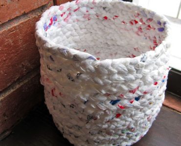 All Created - How To A Make Plastic Bag Storage Basket