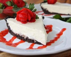 All Created - No Bake White Chocolate Cheesecake
