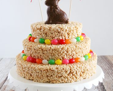 All Created - Easter Rice Krispies Treat Cake