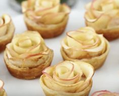 Beauty & The Beast Inspired Apple Pie Rose Pastries _ all created