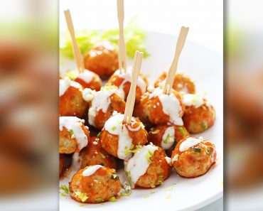Buffalo Chicken Meatballs Bring Flavor To The Party _ all created