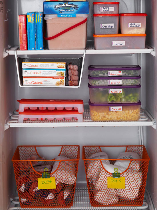 Wallet-Friendly Hacks to Organize Your Kitchen _ freezer storage _ allcreated