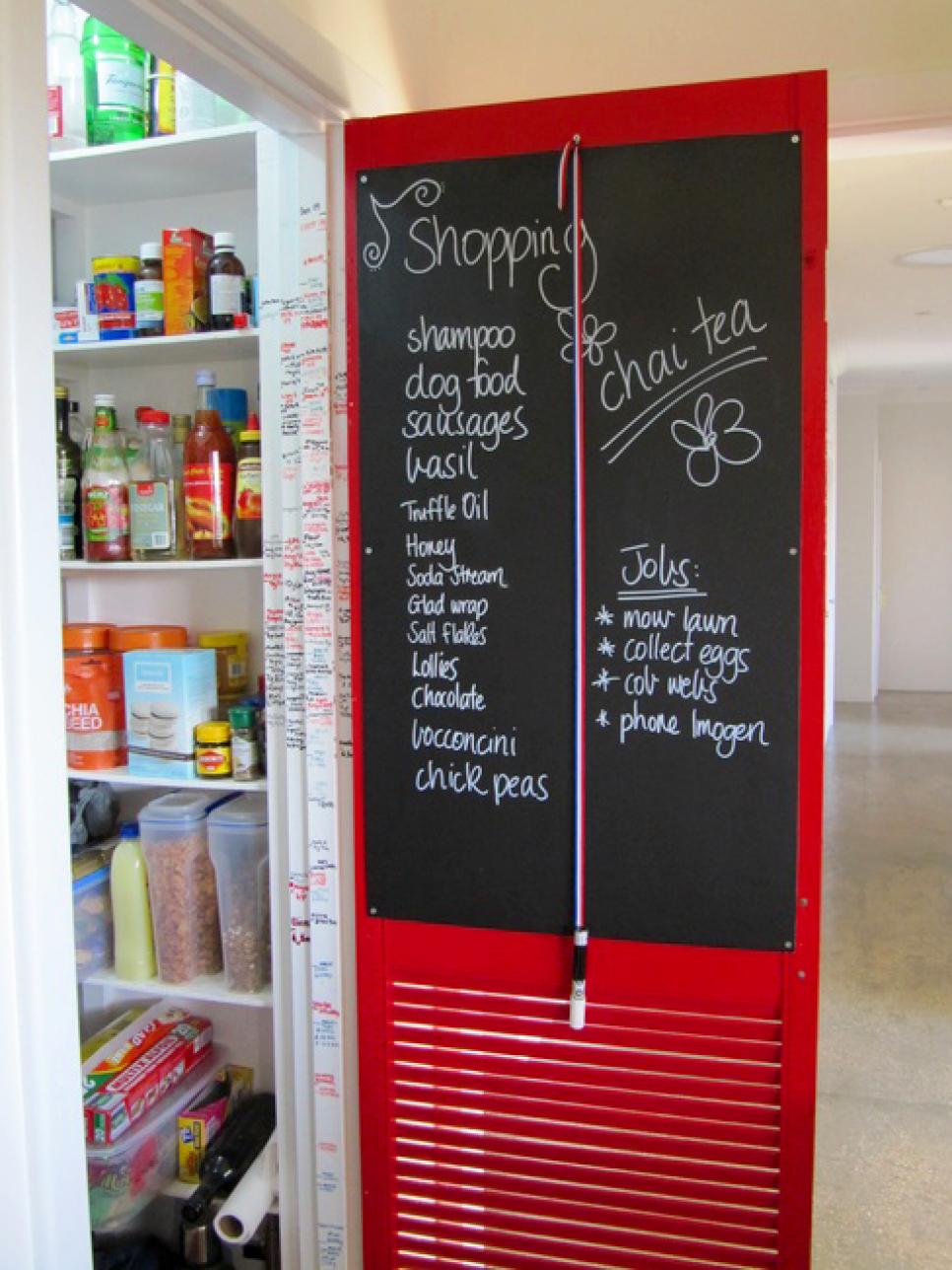 Wallet-Friendly Hacks to Organize Your Kitchen _ pantry door list_ allcreated