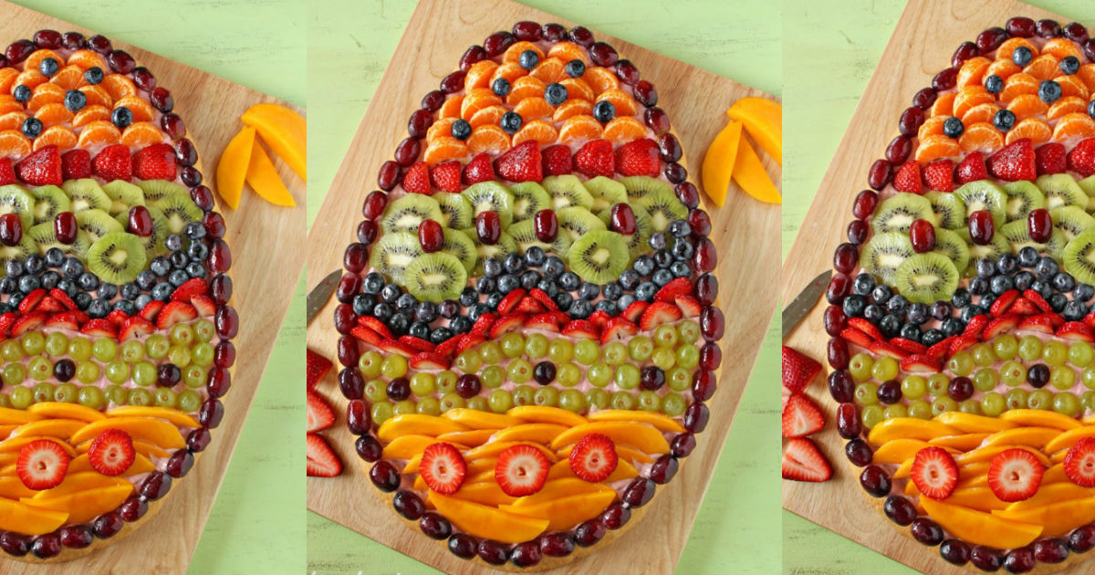 Easter Egg Fruit Pizza Is Sure To Delight Your Guests
