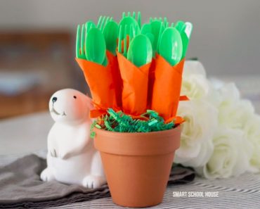 allcreated - carrot napkin utensil bundles