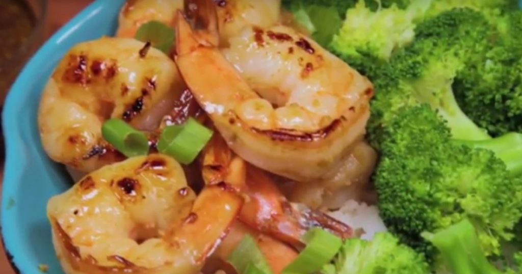 allcreated - honey garlic shrimp