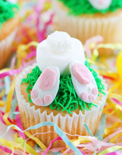 allcreated - bunny butt cupcakes