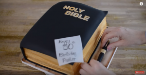 allcreated - Bible cake tutorial