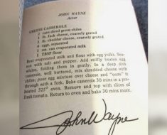 allcreated - John Wayne casserole