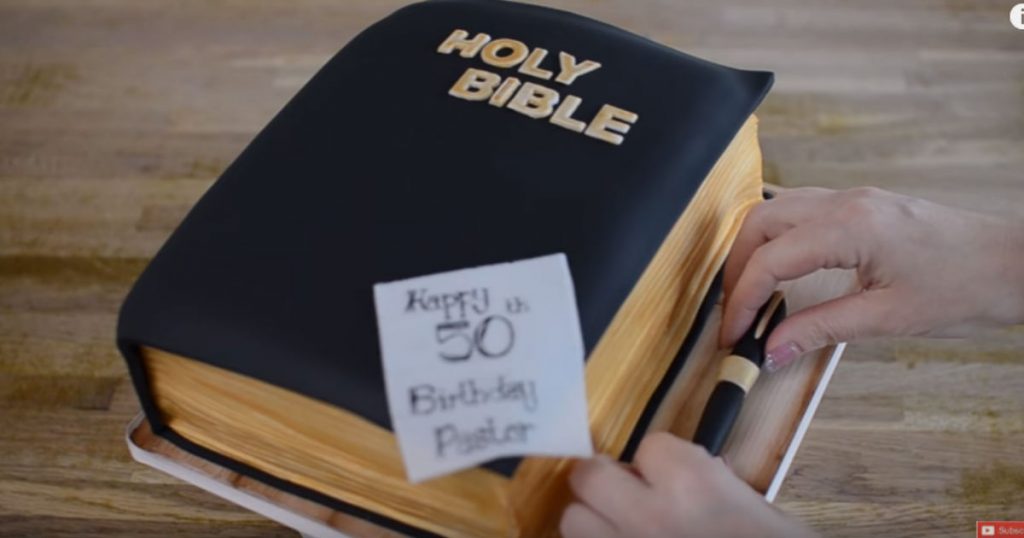 allcreated - bible cake tutorial