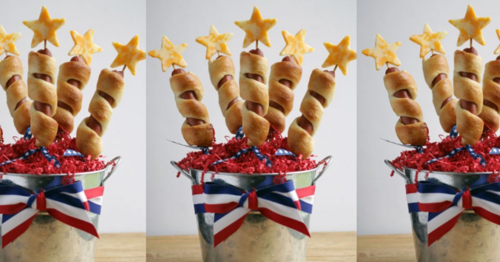 allcreated - patriotic hot dogs