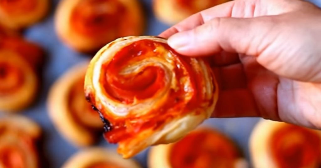 allcreated - puff pastry bacon pinwheels