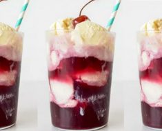 allcreated - wine ice cream float