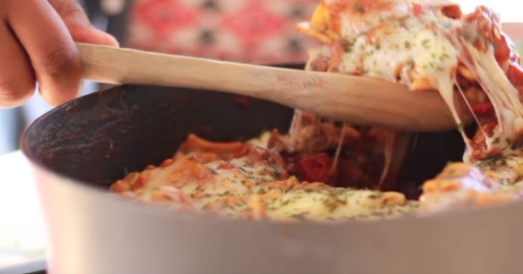 allcreated - one pot lasagna