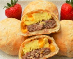 allcreated - stuffed breakfast biscuits